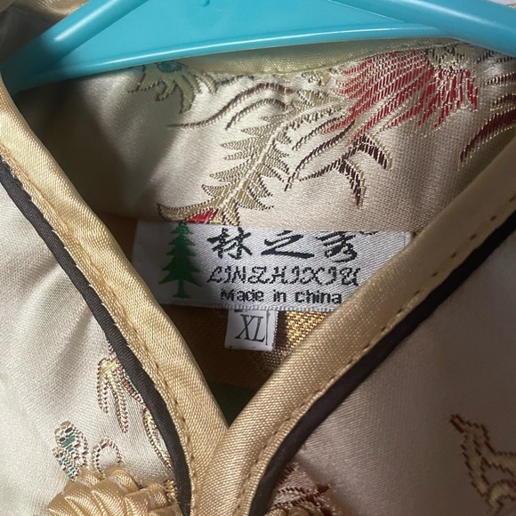 Gold Kimono Dress - Picture 4 of 7